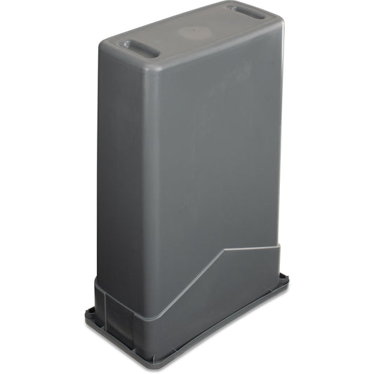 Carlisle 34202323 23 Gallon Gray Rectangle Polyethylene TrimLine Waste Container