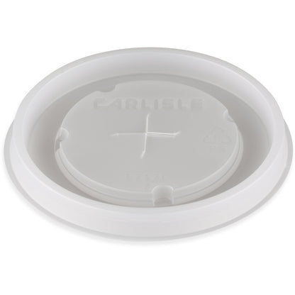 Carlisle 5212L30 Translucent Disposable Lid Fits for Stackable 5212 12 oz Tumbler (1000/cs)