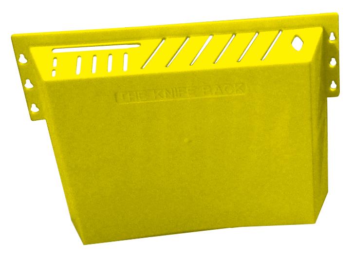 Omcan 11544 Yellow Plastic Knife Rack