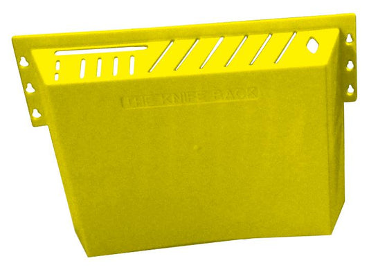 Omcan 11544 Yellow Plastic Knife Rack