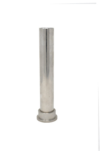 Omcan 36058 38mm/35mm (Int) Short Stainless Steel Spout for Hydraulic Stuffer
