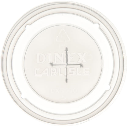 Dinex DX5600ST8714 Clear Fenwick Lid with Straw Slot (Fits DXFT607)(1000/cs)
