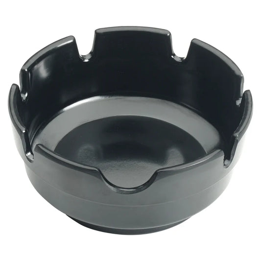 Winco MAS-4K Black Melamine Ashtray
