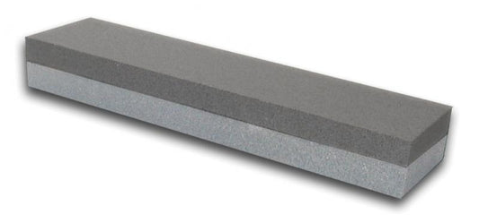 Omcan 10972 8" x 2" x 1" IB8 Coarse/Fine Combo Bench Stone Crystolon