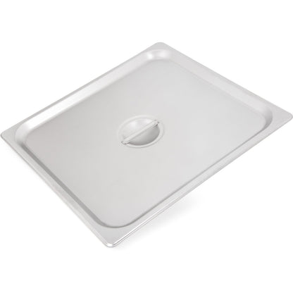 Carlisle 607230C 2/3 Size Stainless Steel DuraPan Steam Table Hotel Pan Handled Cover