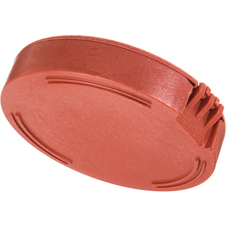 Carlisle 71029 7" / 1" Terracotta Polypropylene Hinged Tortilla Server