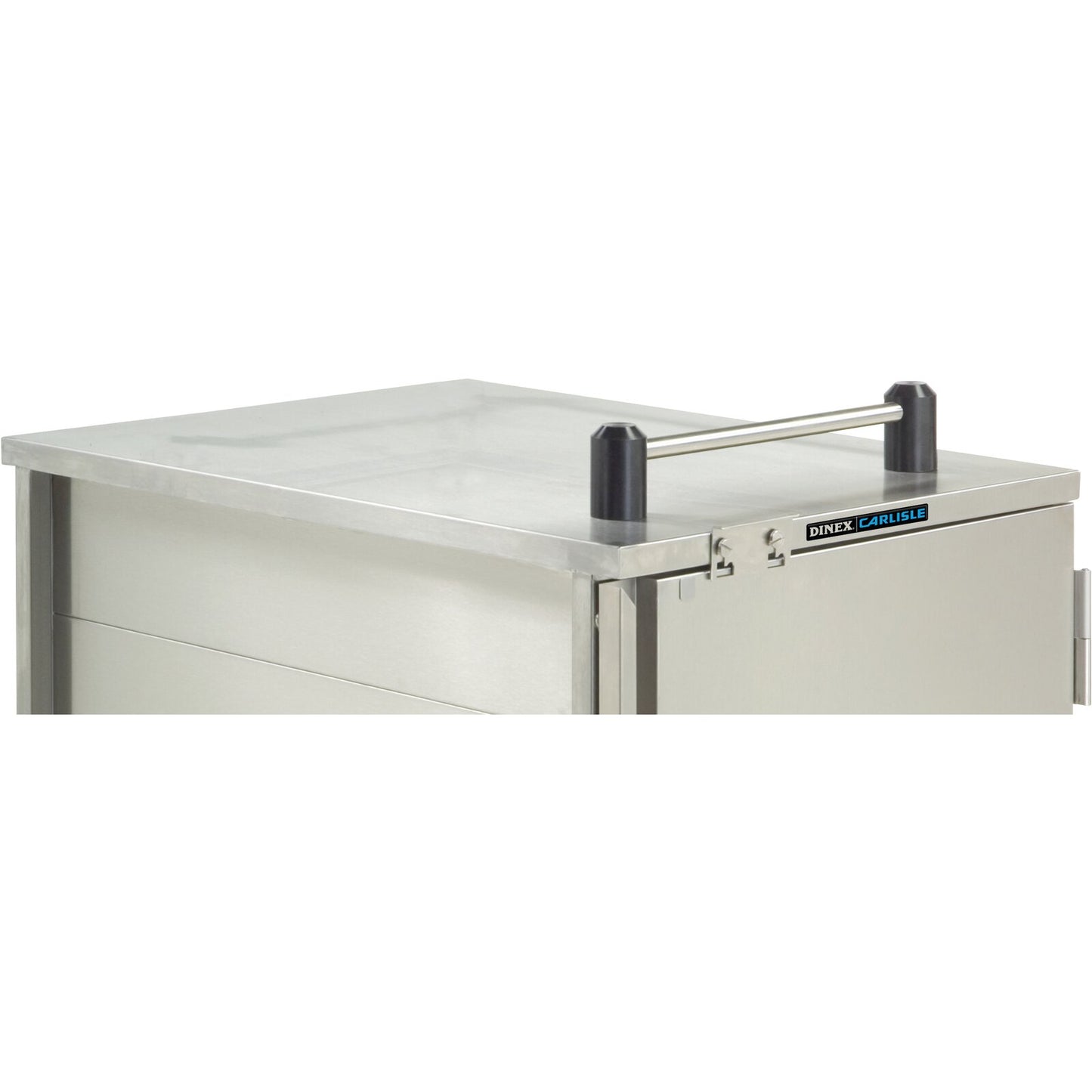 Dinex DXPICTTR1 Silver 1 Side Stainless Steel Top Rail for TQ Economy Carts