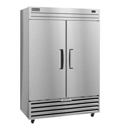 Hoshizaki ER2A-FS Two Section Full Stainless Door with Lock Upright Refrigerator