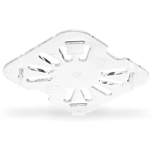 Carlisle 3068907 1/6 Size Clear Polycarbonate StorPlus Food Pan Drain Grate