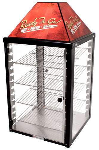 Omcan 39853 18-inch Countertop Food Display Warmer with 4 Shelves