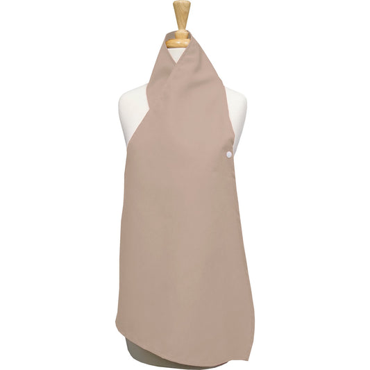 Snap Drape 54482534DS049 34" x 25" Sandalwood 50% Spun Polyester/50% Filament Dining Scarf