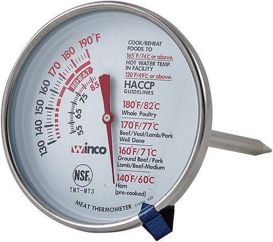 Winco TMT-MT3 5" Meat Probe Thermometer