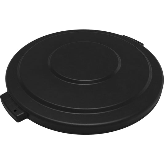 Sparta 84104503 44 Gallon Black Round Polyethylene Bronco Waste Bin Trash Container Lid