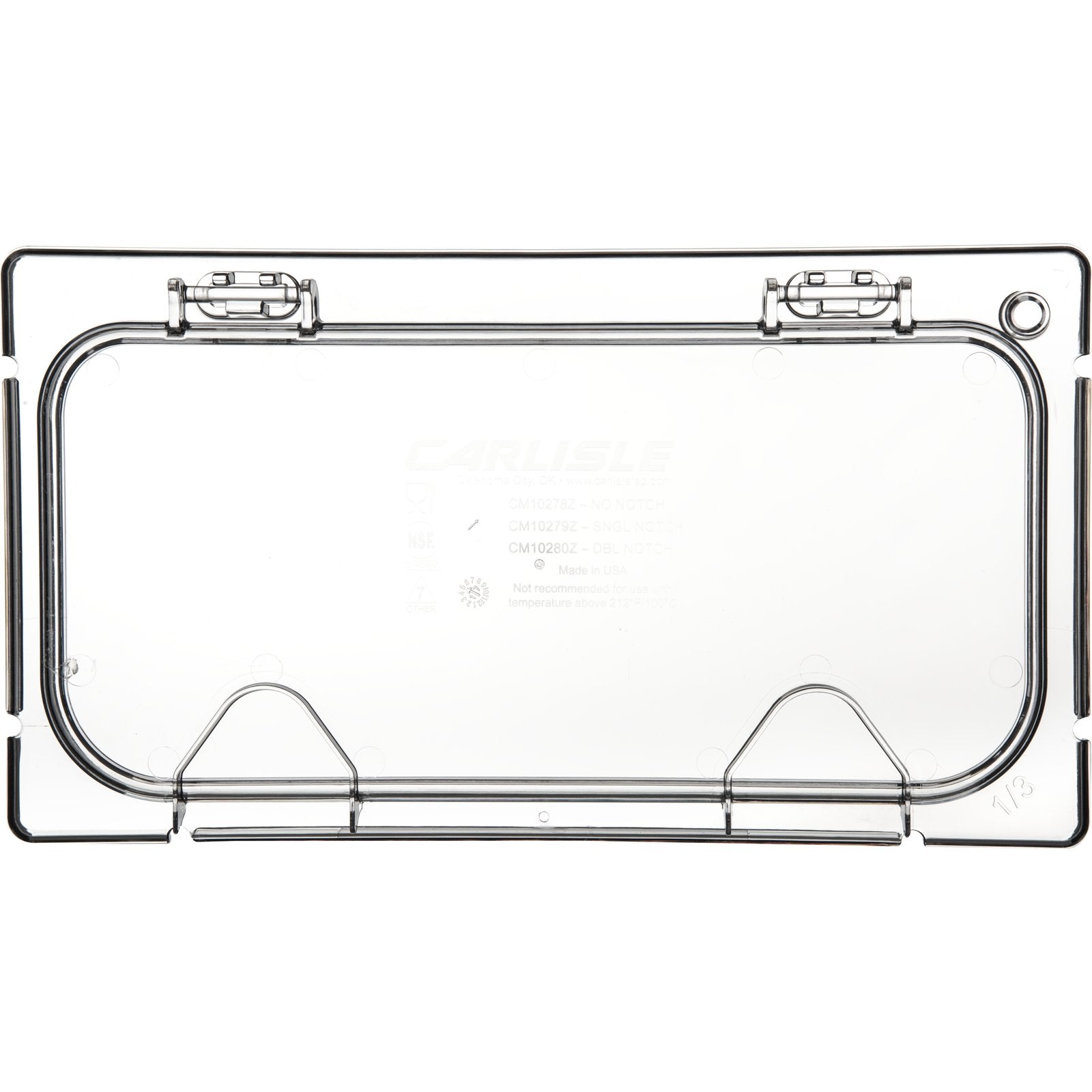Carlisle CM10278Z07 1/3 Size Clear Coldmaster EZ Access Lid
