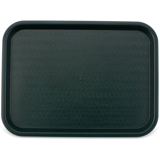 Carlisle CT121608 12" x 16" Forest Green Cafe Fast Food Cafeteria Tray