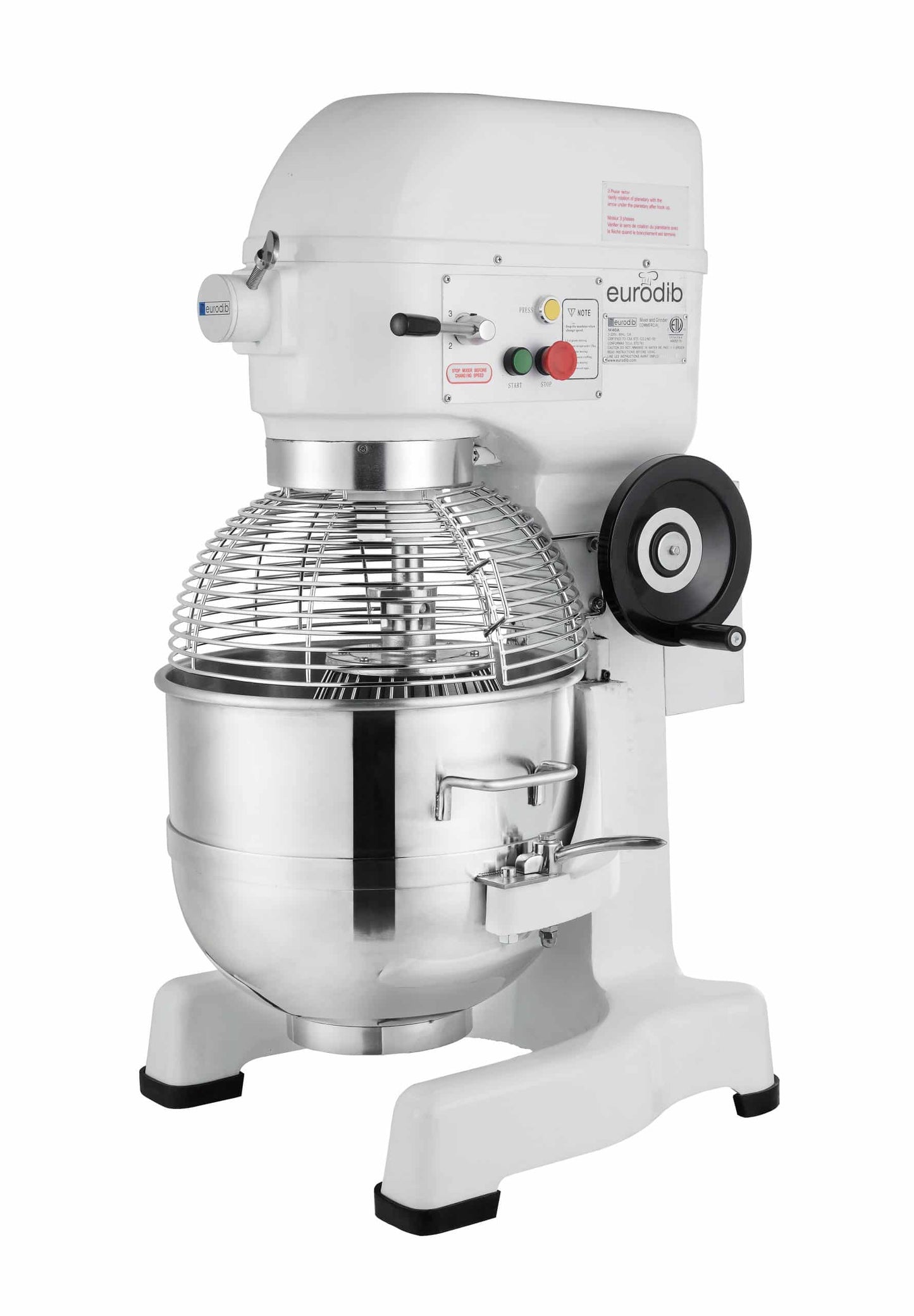 Eurodib M40A 220 ETL 40 Qt. Planetary Mixer