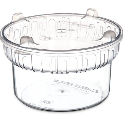 Carlisle 703907 Clear Gourmet Crocks with Lid