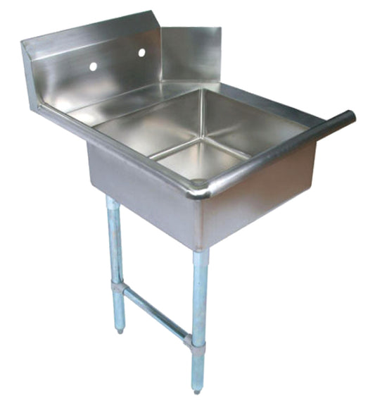 Omcan 28480 26-inch Left Side Soiled Dish Table with Sink