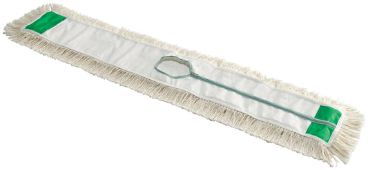 Winco DM-36H 36" x 5" White Cotton Dust Mop Refill for DM-36