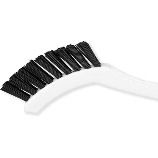 Carlisle 36535103 8" White Nylon Flo-Pac Grout Brush With Black Bristle