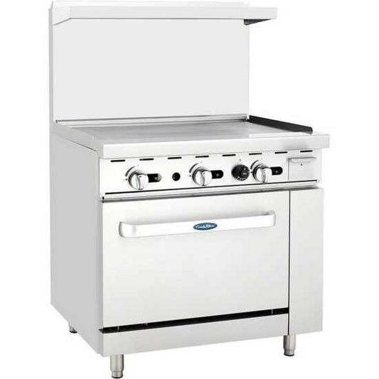 Bishop ATO-36G Manual Gas Griddle with Oven
