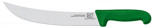 Omcan 23883 10-inch Steak Knife with Green Super Fiber Handle