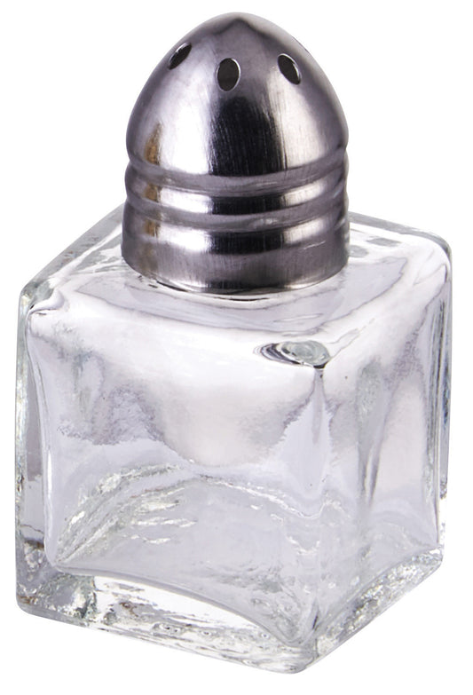 Winco G-100 1/2 oz. Square Stainless Steel Shaker