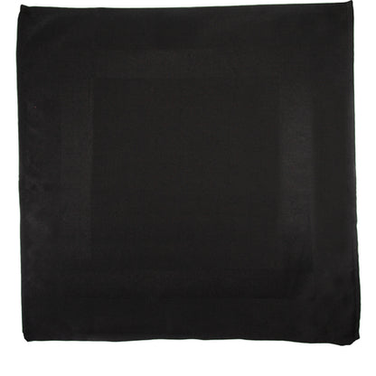 Snap Drape 54682222NH014 22" x 22" Black Spun Polyester Microfiber Milan Birdseye Napkin