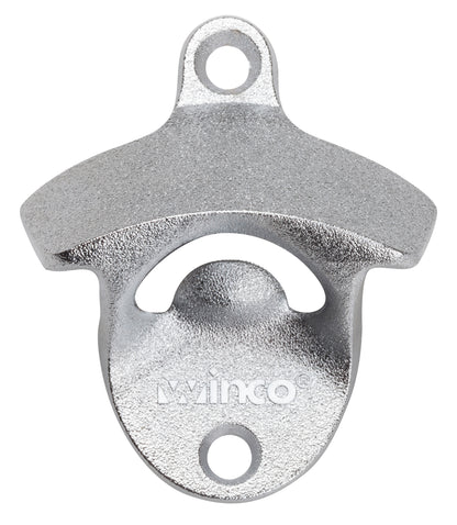 Winco CO-402 3-1/4 x 2-3/4" Wall Mount Bottle Opener