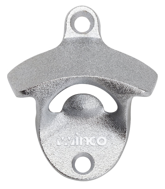 Winco CO-402 3-1/4 x 2-3/4" Wall Mount Bottle Opener