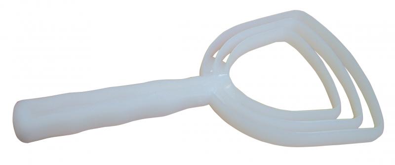 Omcan 10459 White Square Polyethylene Meat Scraper