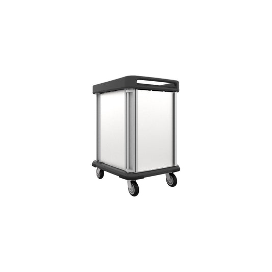 Dinex DXSU2T1DPT12 12 Trays (2 Trays per slide) Single Door Stainless Steel Dinex TQ Supreme Cart - Pass Through