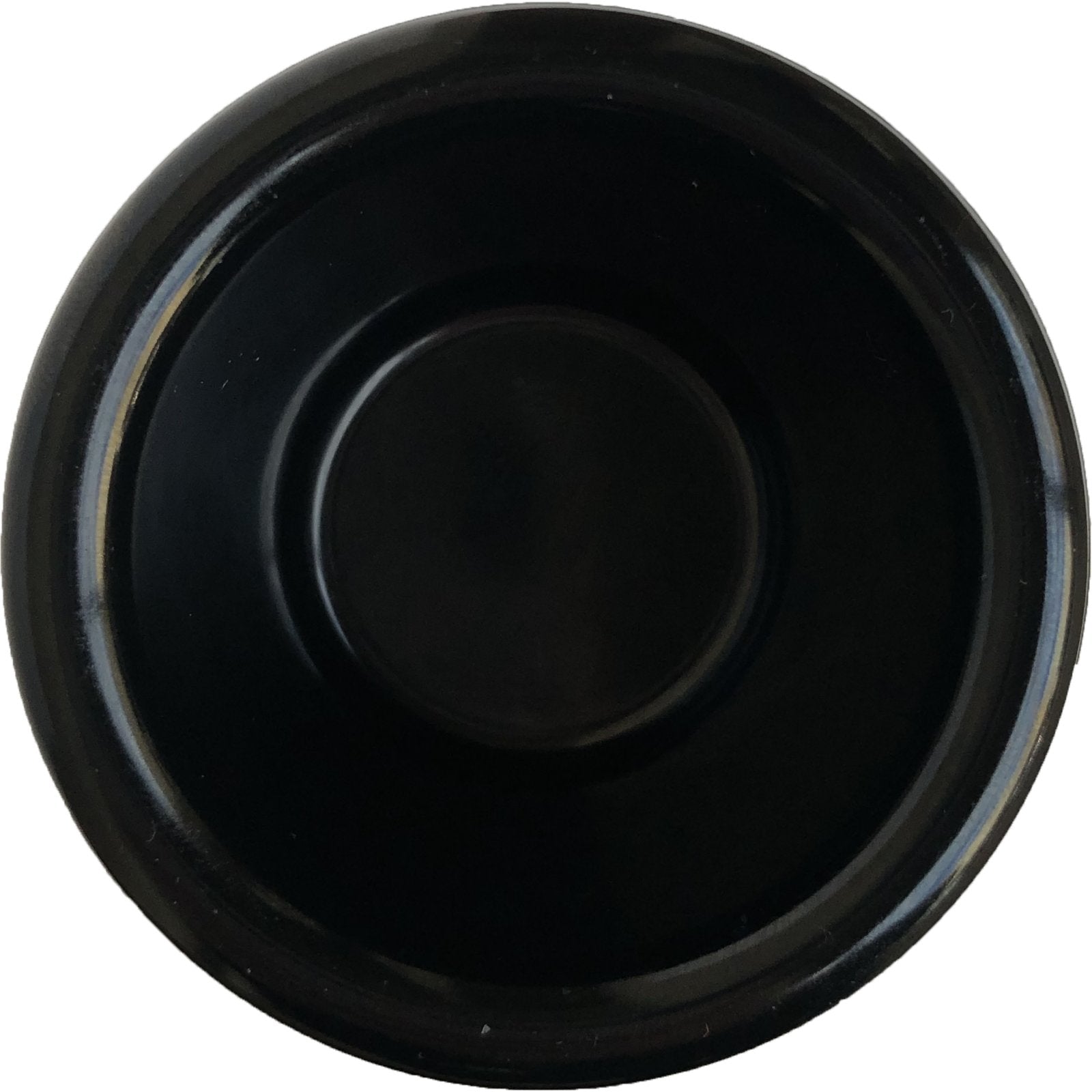 Carlisle S27603 1.5 oz Black Melamine Smooth Ramekin