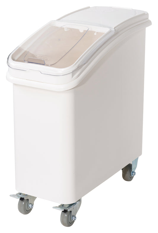 Winco IB-21 21 Gallon Ingredient Bin w/ Brake Casters and Scoop