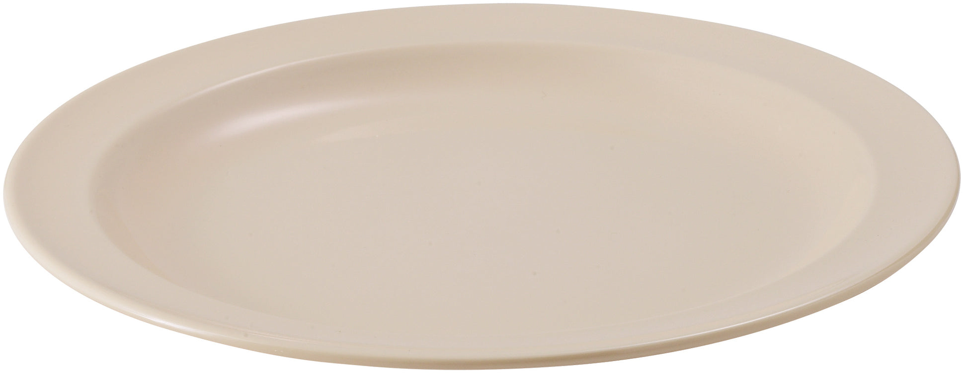 Winco MMPR-10 10" Tan Round Melamine Plates