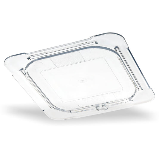 Carlisle 10316U07 1/6 Size Clear Polycarbonate StorPlus Flat Universal Lid
