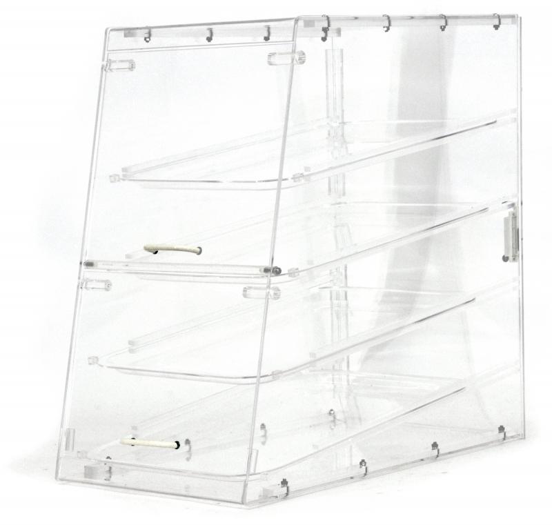 Omcan 80569 Acrylic Display Case with 4 Trays