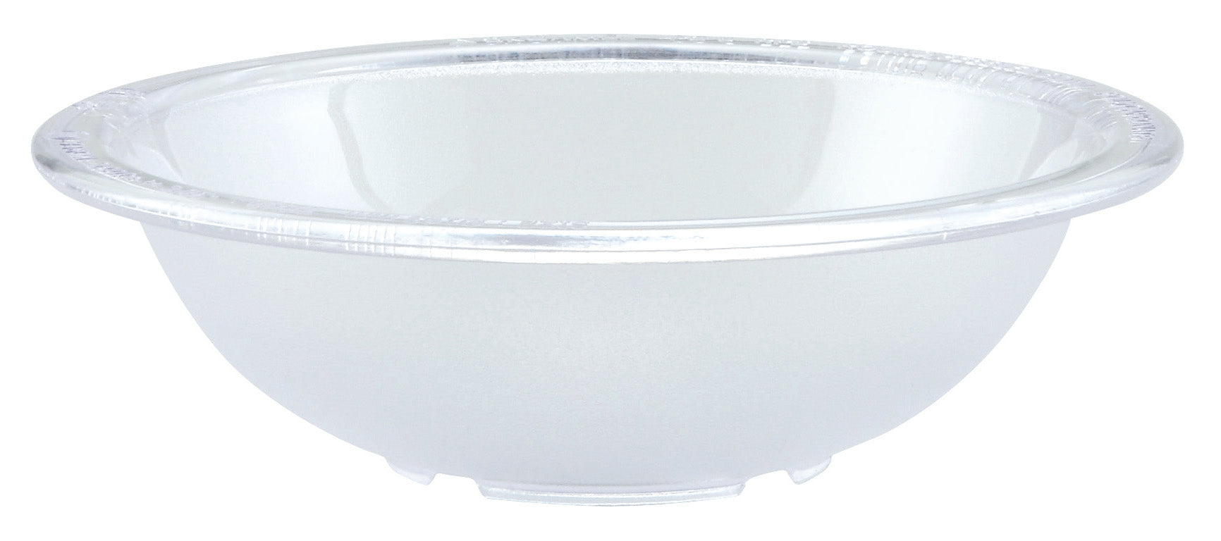Winco PBB-6 6-3/4" Polycarbonate Pebbled Bowl