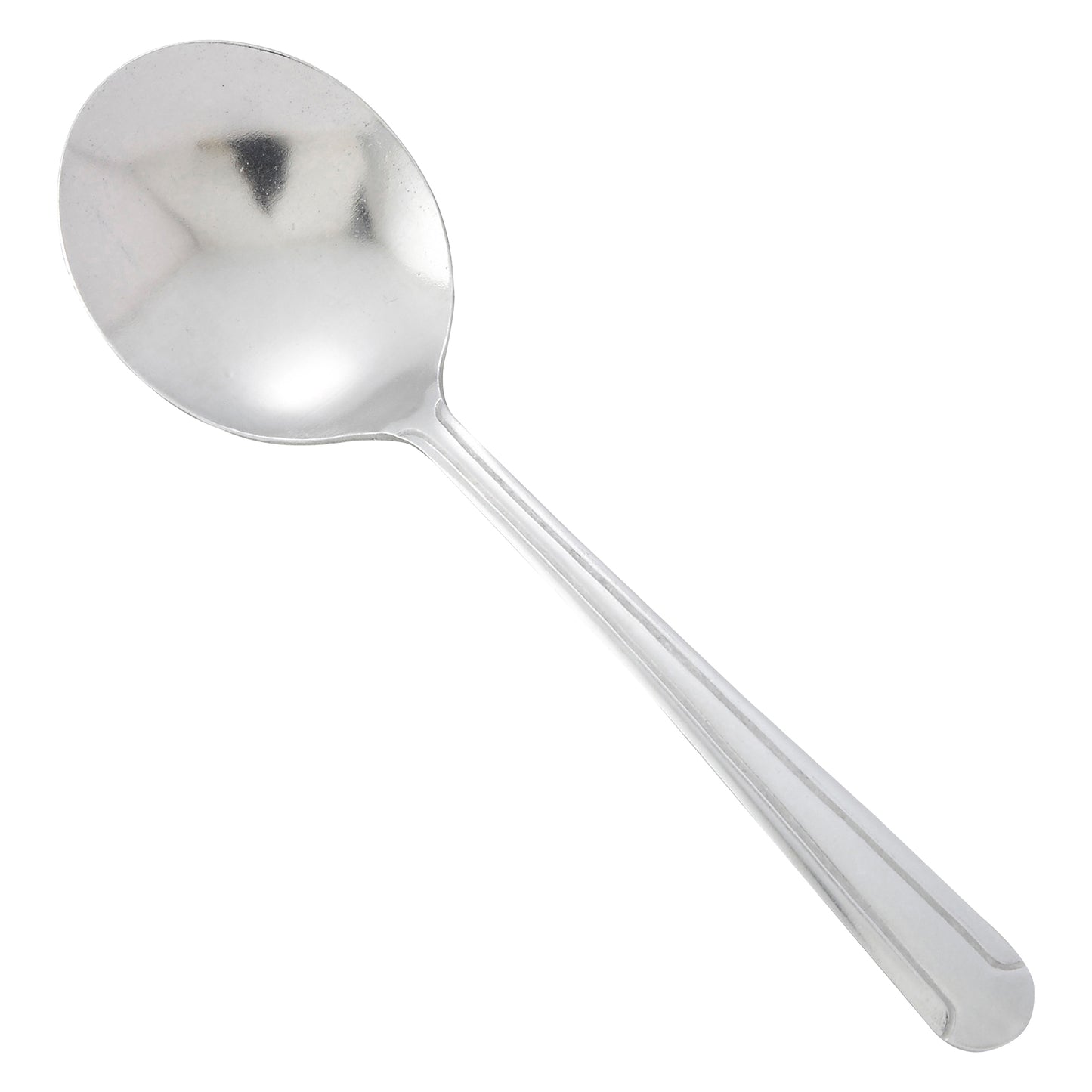 Winco 0001-04 Dominion Bouillon Spoon, 18/0 Medium Weight