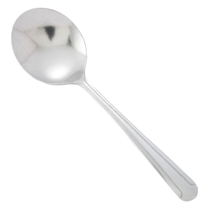 Winco 0001-04 Dominion Bouillon Spoon, 18/0 Medium Weight
