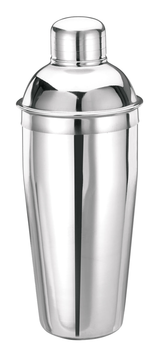 Winco BL-28P 28 oz. Stainless Steel 3-Piece Deluxe Bar Shaker Set