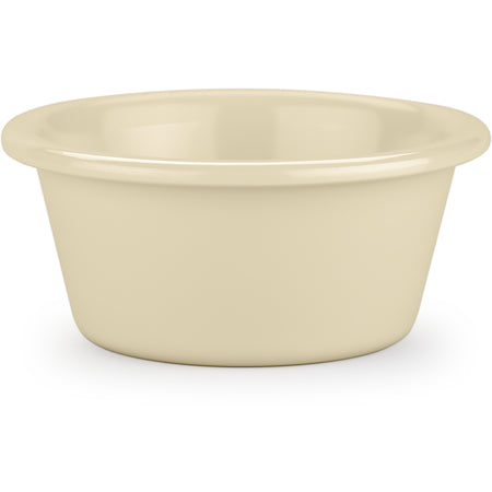 Carlisle S29042 6 oz Bone Melamine Smooth Bowl Ramekin
