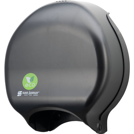 San Jamar R2000REBK 9" Black Single ecoLogic JBT Dispenser