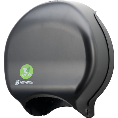 San Jamar R2000REBK 9" Black Single ecoLogic JBT Dispenser