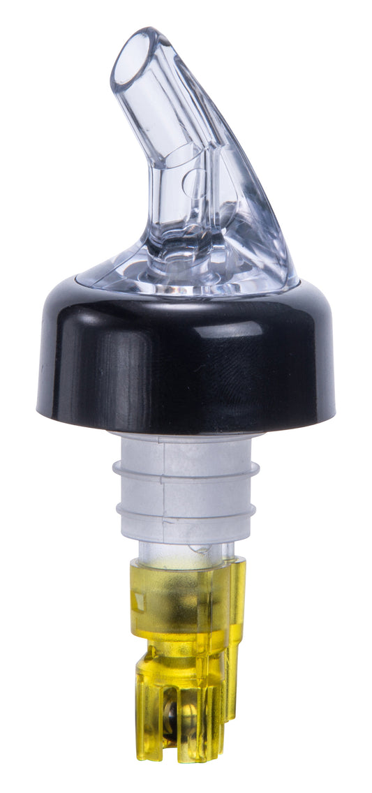Winco PPA-150 1-1/2 oz. Yellow Tail Measured Pourer