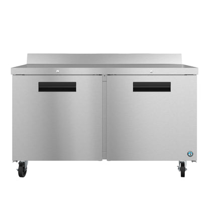 Hoshizaki WF60B-01 Two Section Stainless Door with Lock Worktop Freezer