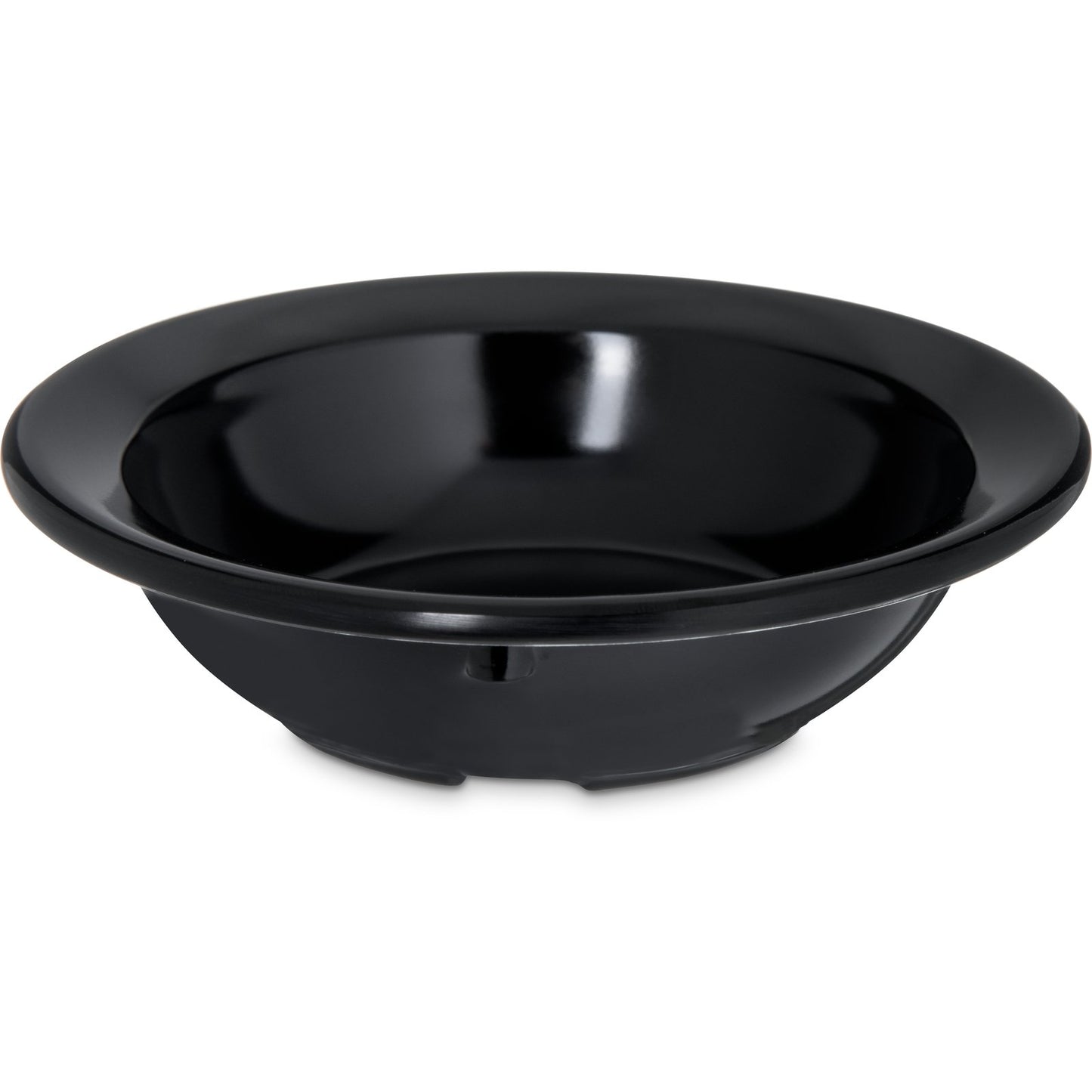 Carlisle 4353203 3.5 oz Black Dallas Ware Melamine Fruit Bowl