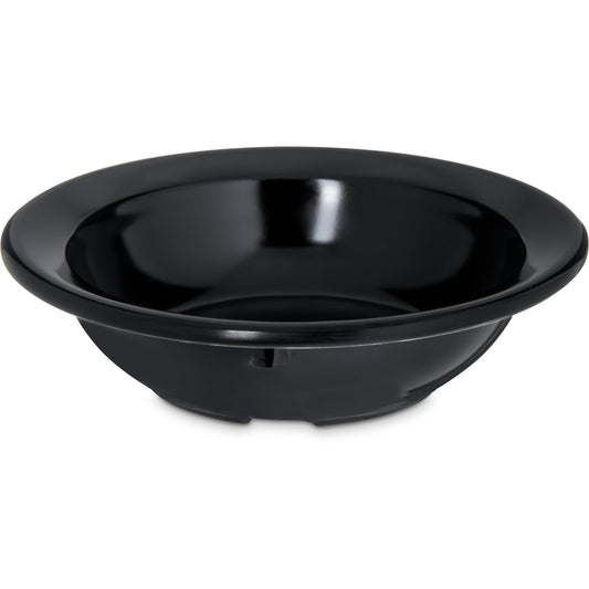 Carlisle 4353203 3.5 oz Black Dallas Ware Melamine Fruit Bowl