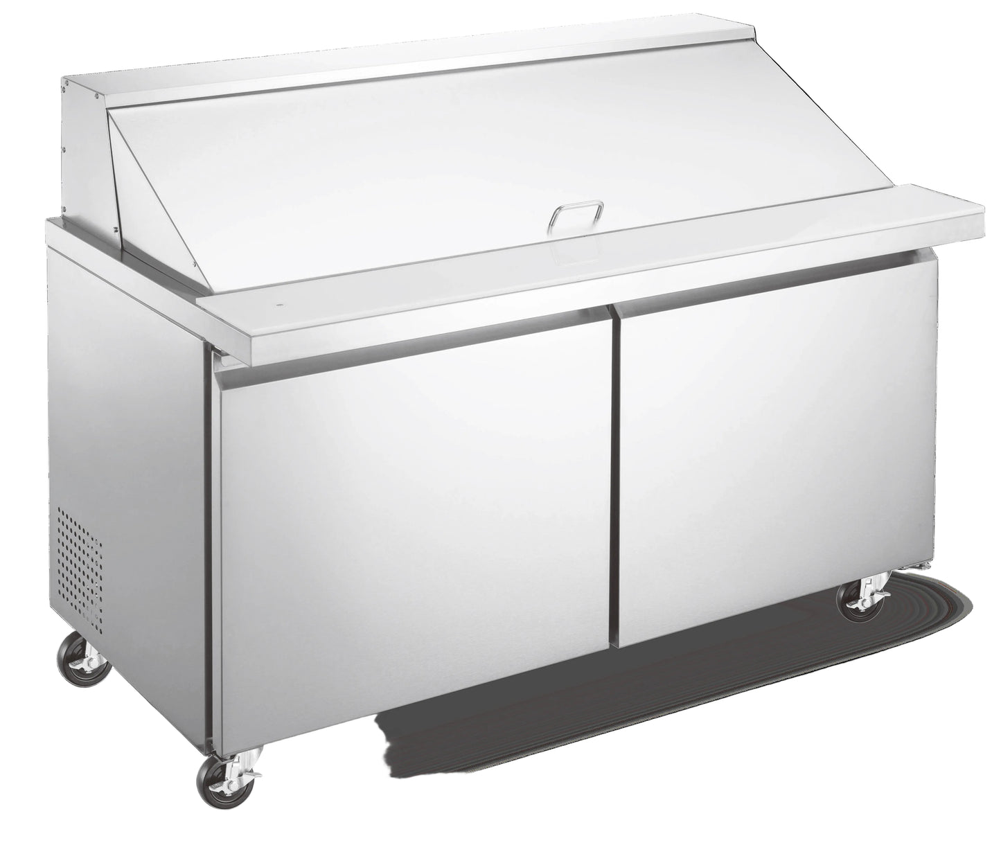 Omcan 50047 60" 2-Door Refrigerated Prep Table