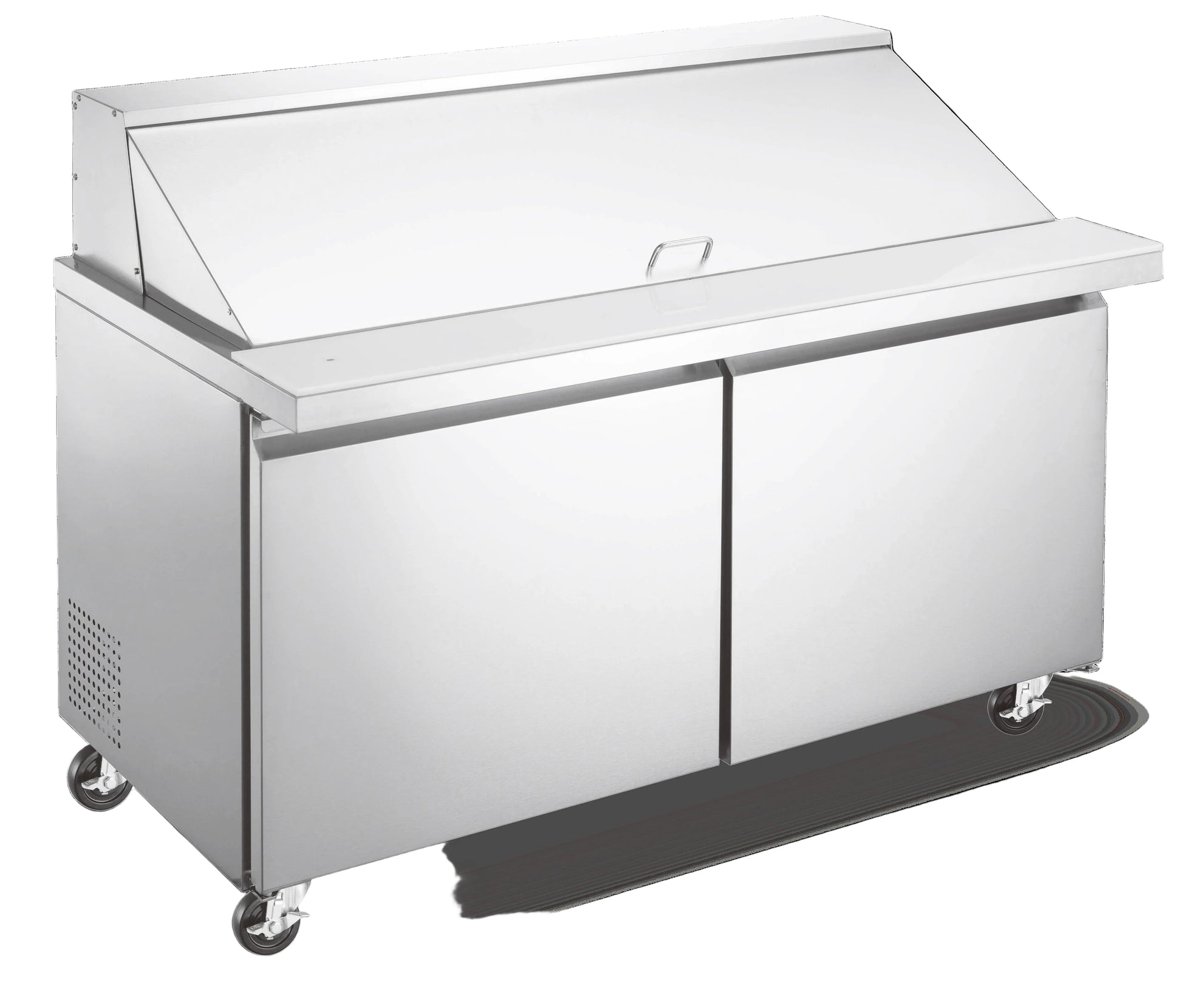 Omcan 50047 60" 2-Door Refrigerated Prep Table